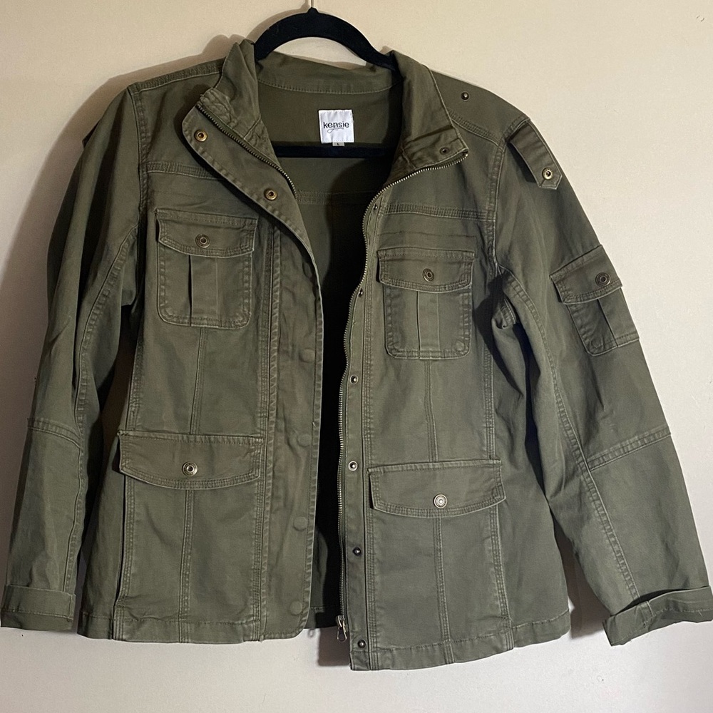 Army green jacket